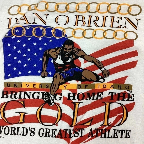 Vintage University of Idaho Dan O’Brien single stitch T-shirt - Picture 2 of 7